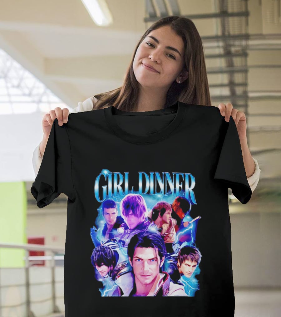 Girl Dinner Final Fantasy Characters Square Enix T-Shirt