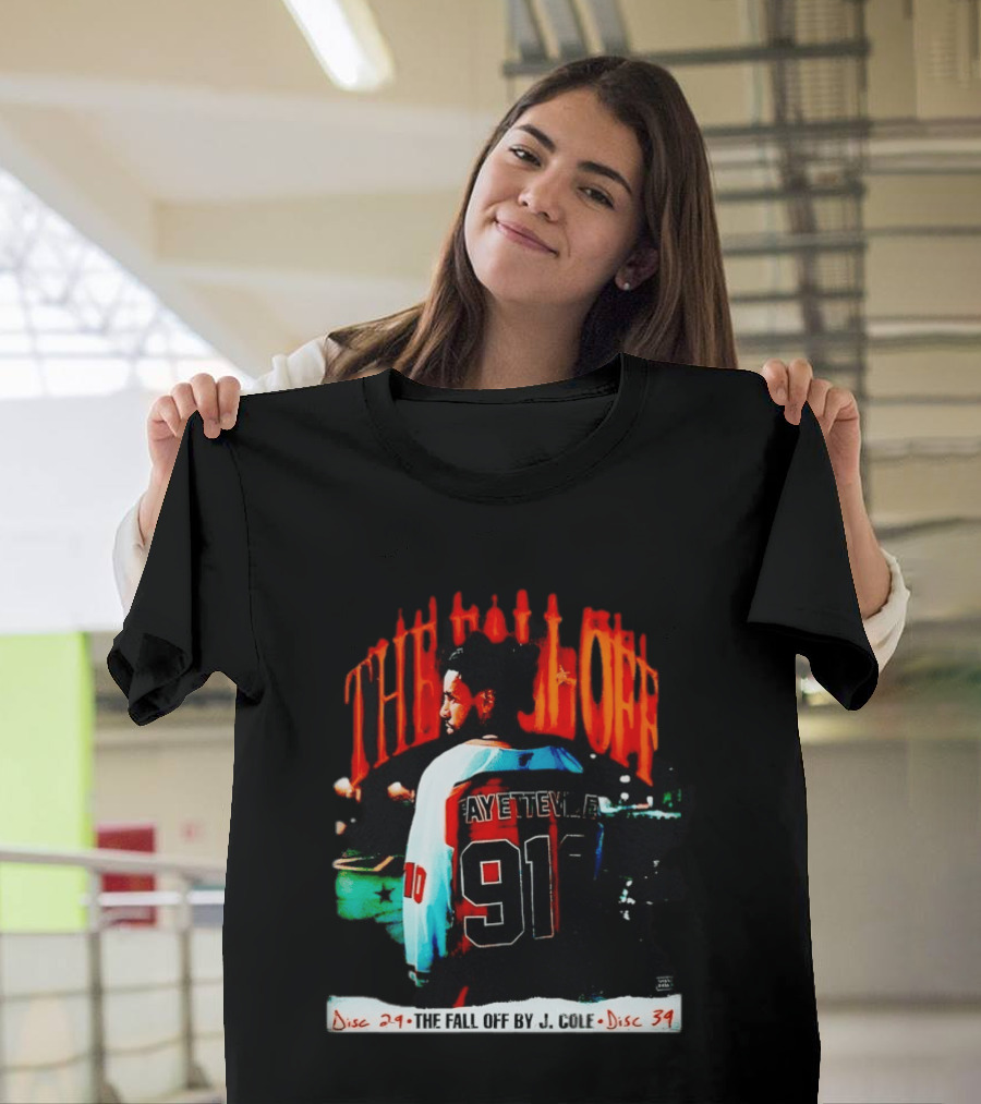 J Cole The Fall Off Fayetteville 910 Disc 29 Disc 34 T-Shirt