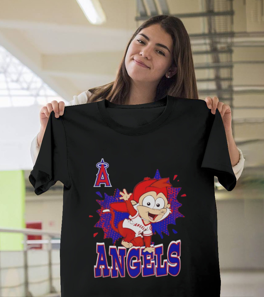 Los Angeles Angels Rally Monkey Baseball MLB Team Fans T-Shirt