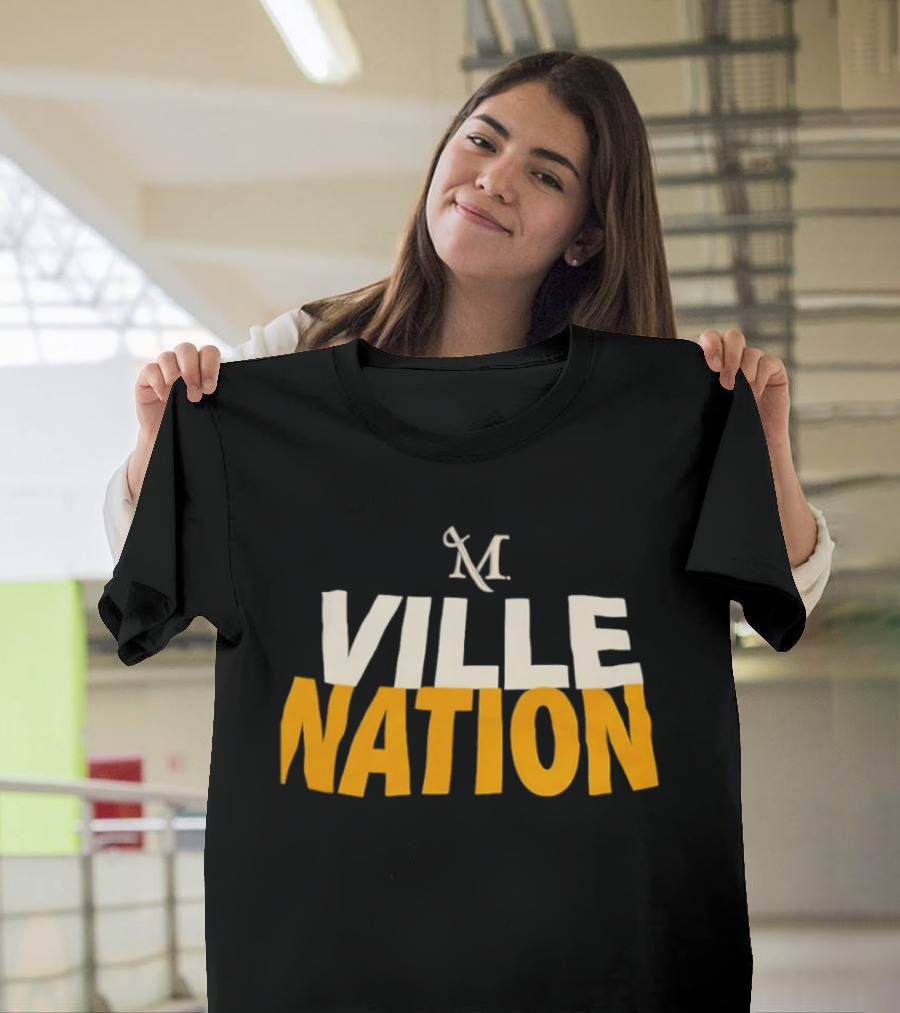 Manhattanville University Ville Nation Athletics Spirit T-Shirt