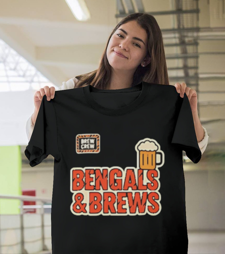 Bengals And Brews Brew Crew Beer T-Shirt