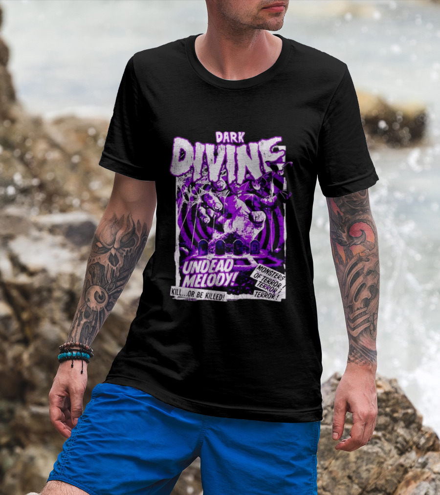 Dark Divine Undead Melody Monsters Of Terror Horror T-Shirt
