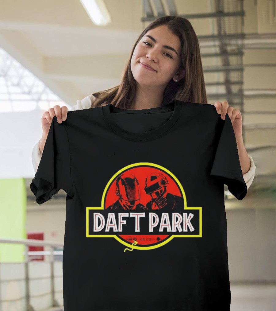 Daft Park Daft Punk Meets Jurassic Park Mashup T-Shirt