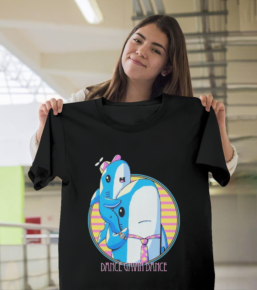 Dance Gavin Dance Shark Dad Cute Cartoon Marine Life Duo T-Shirt