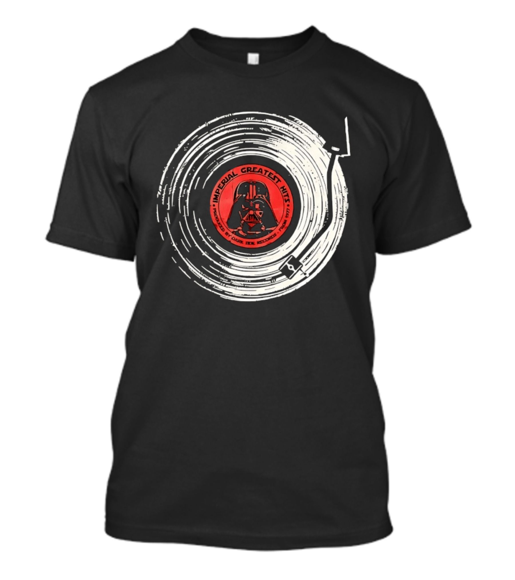 Darth Vader Imperial Greatest Hits Vinyl Record Star Wars Dark Side Records T-Shirt