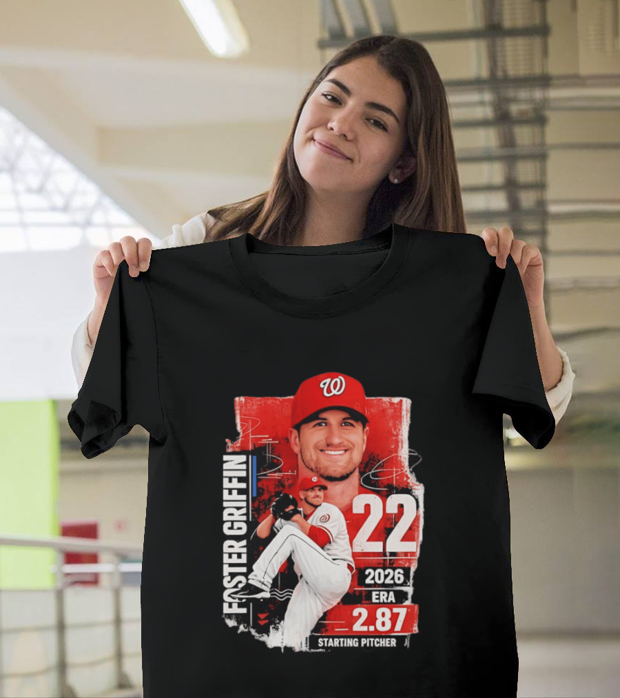 Foster Griffin 2026 ERA 2.87 Starting Pitcher 22 T-Shirt