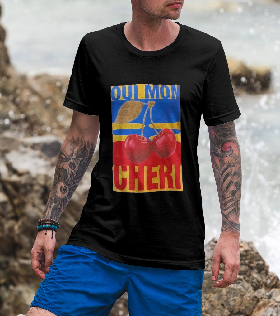 Oui Mon Cheri Cherry French Fruit T-Shirt