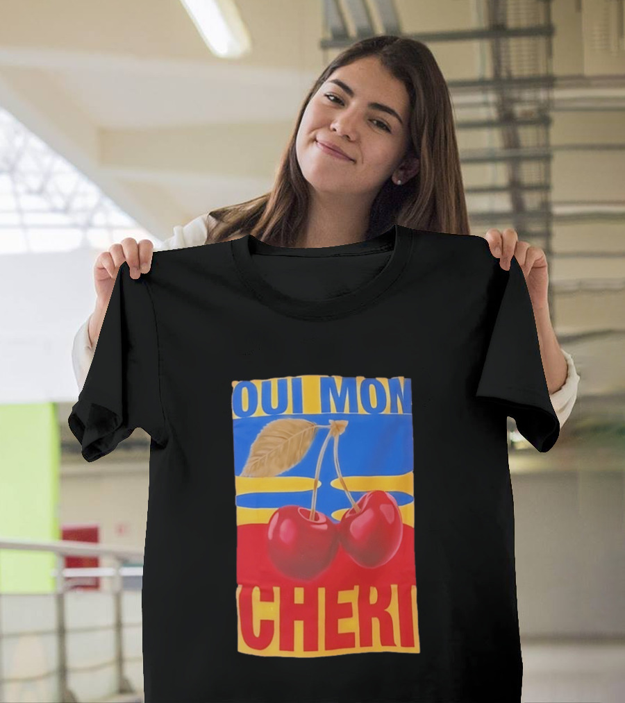 Oui Mon Cheri Cherry French Fruit T-Shirt