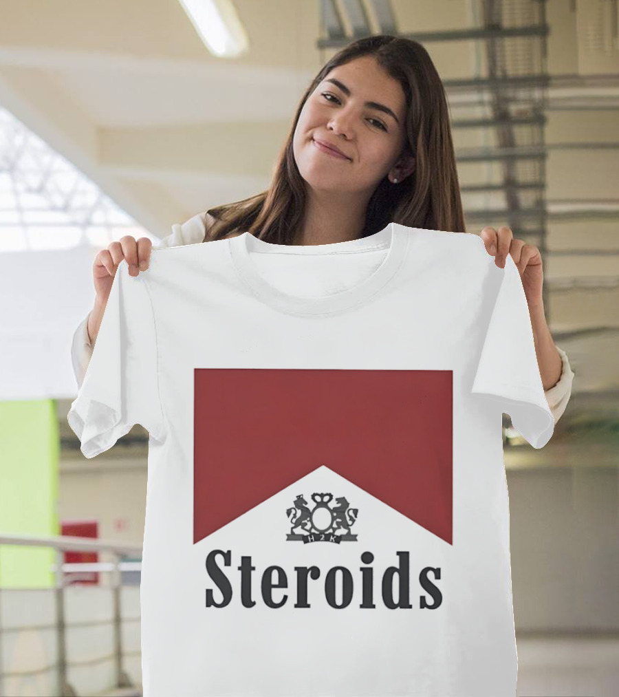 H2K Steroids Gym Fitness Lion Crest T-Shirt
