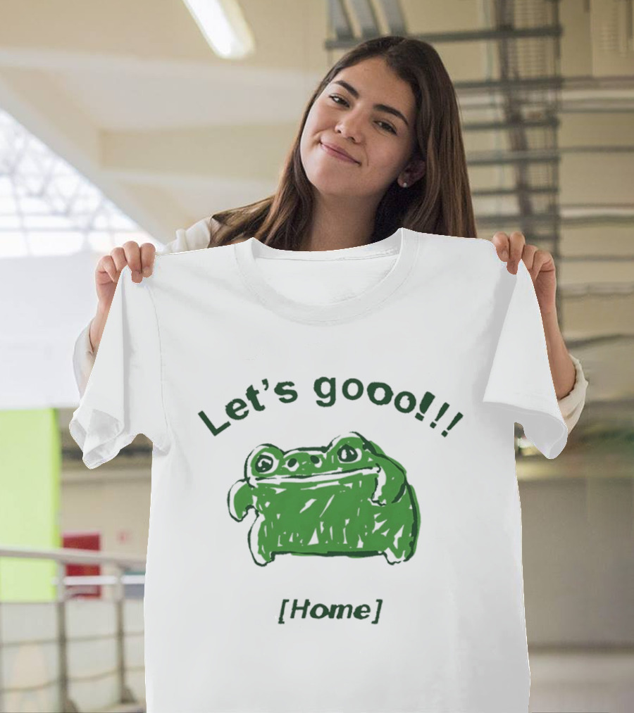Let's Gooo Home Popcornpunk Frog T-Shirt