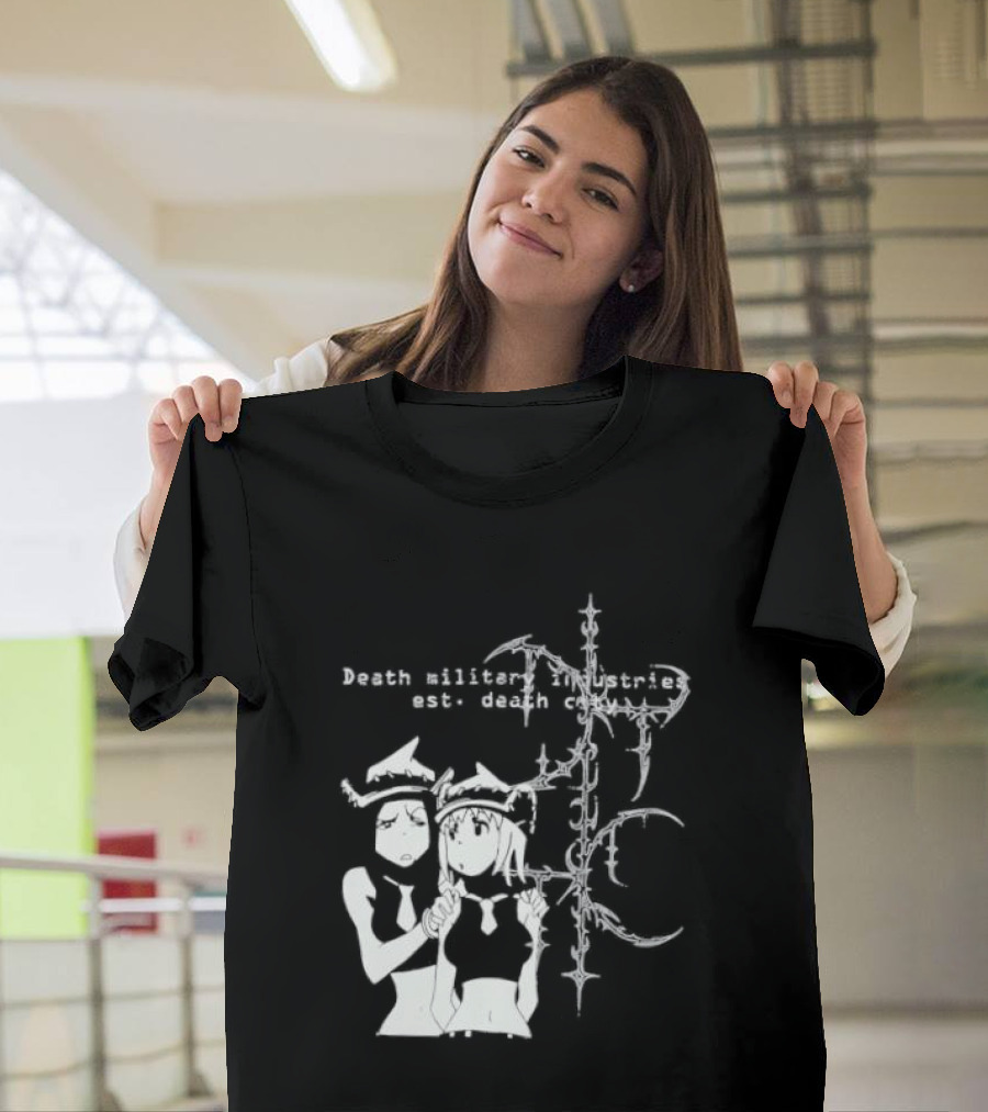 Death Military Industries Est Death City Anime Manga Cross T-Shirt