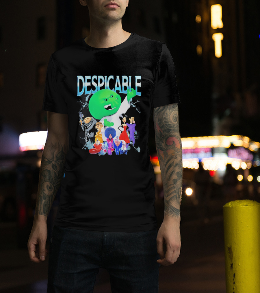 Despicable Me Featuring Gru Green Villain Group Villains T-Shirt