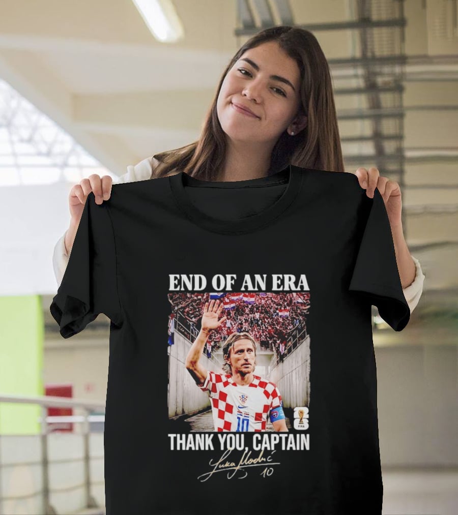 Croatia End Of An Era Thank You Captain Luka Modric 10 T-Shirt