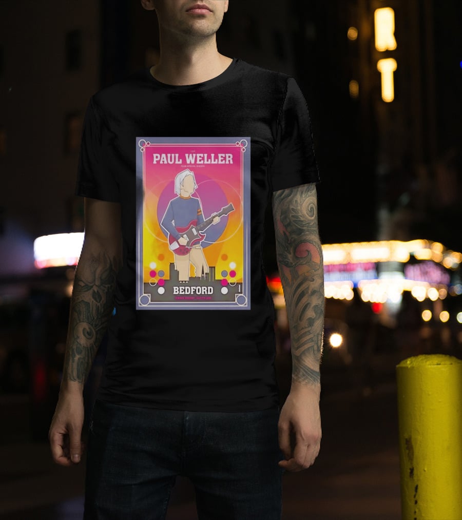 Paul Weller Live Plus Special Guests Bedford River Festival Summer Sessions 2023 T-Shirt