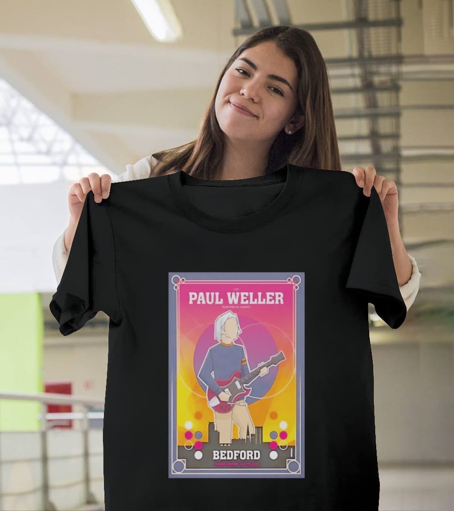 Paul Weller Live Plus Special Guests Bedford River Festival Summer Sessions 2023 T-Shirt