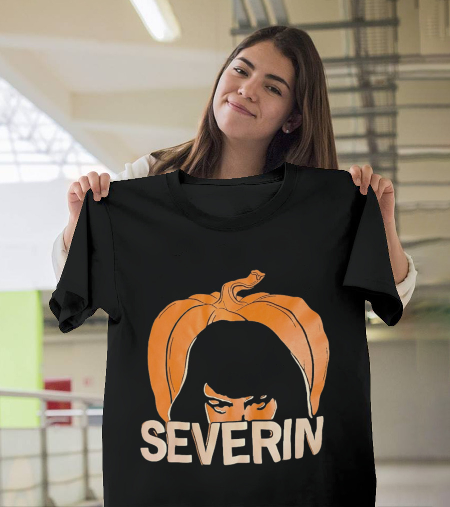 Severin Pumpkin Halloween Horror Mask T-Shirt