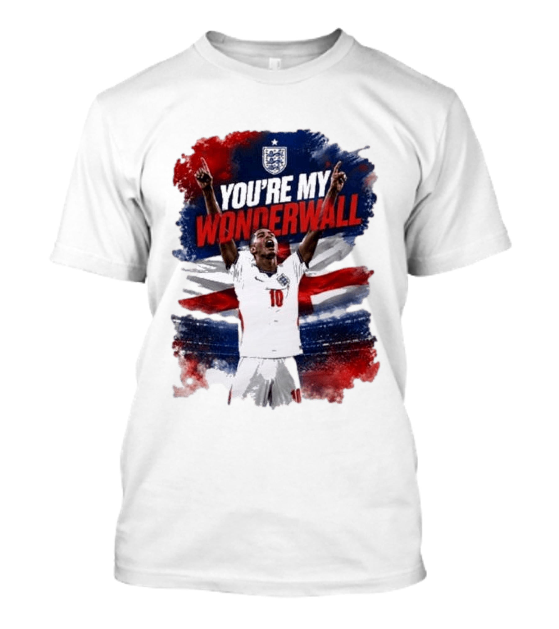 Jude Bellingham England National Team You're My Wonderwall England Flag Football Star Celebration T-Shirt