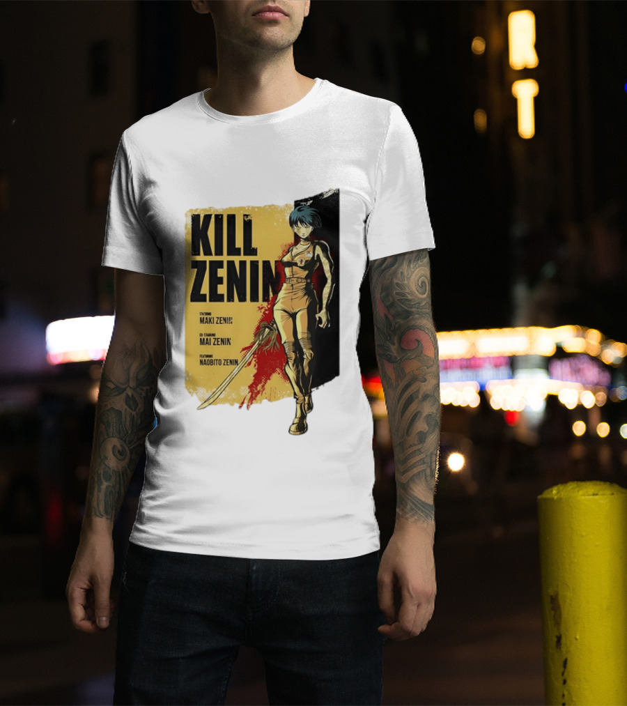 Kill Zenin Maki Mai Naobito Characters Anime T-Shirt