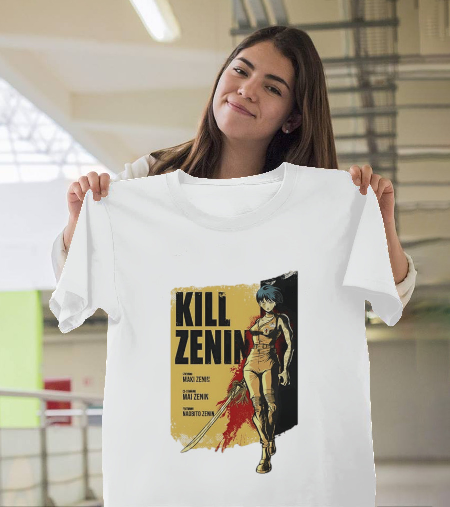 Kill Zenin Maki Mai Naobito Characters Anime T-Shirt