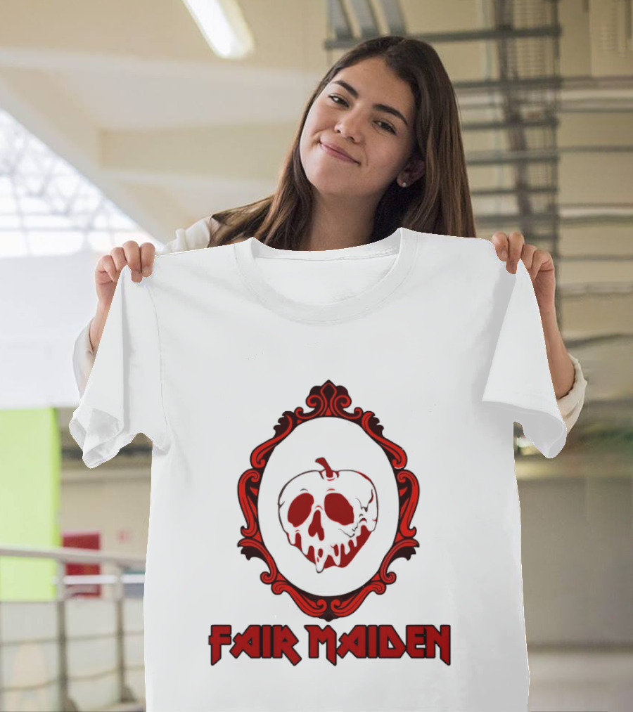 Fair Maiden Poison Apple Mirror Snow White Classic Tale T-Shirt