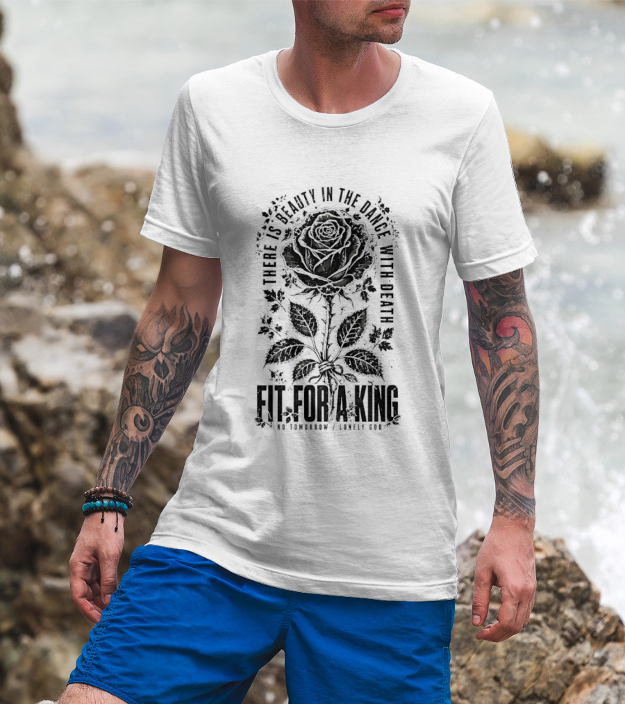 Fit For A King There Is Beauty In The Dance With Death Rose T-Shirt