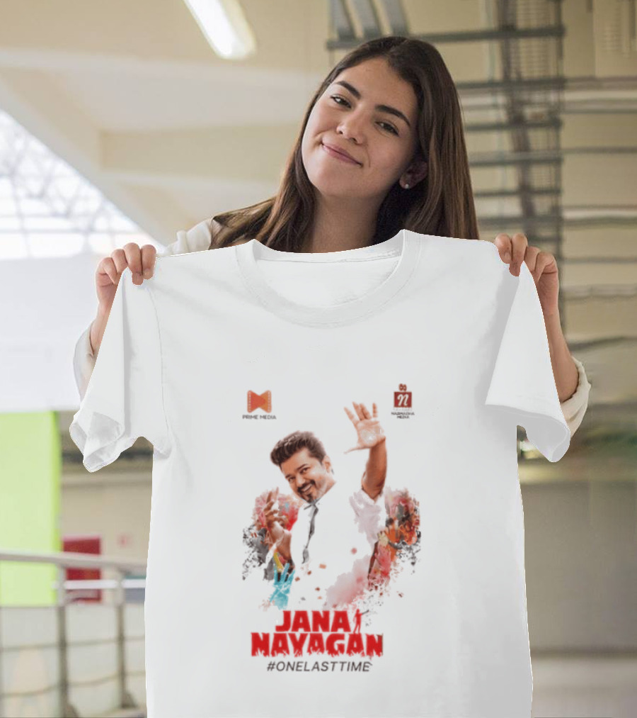 Jana Nayagan One Last Time Prime Media Movie T-Shirt