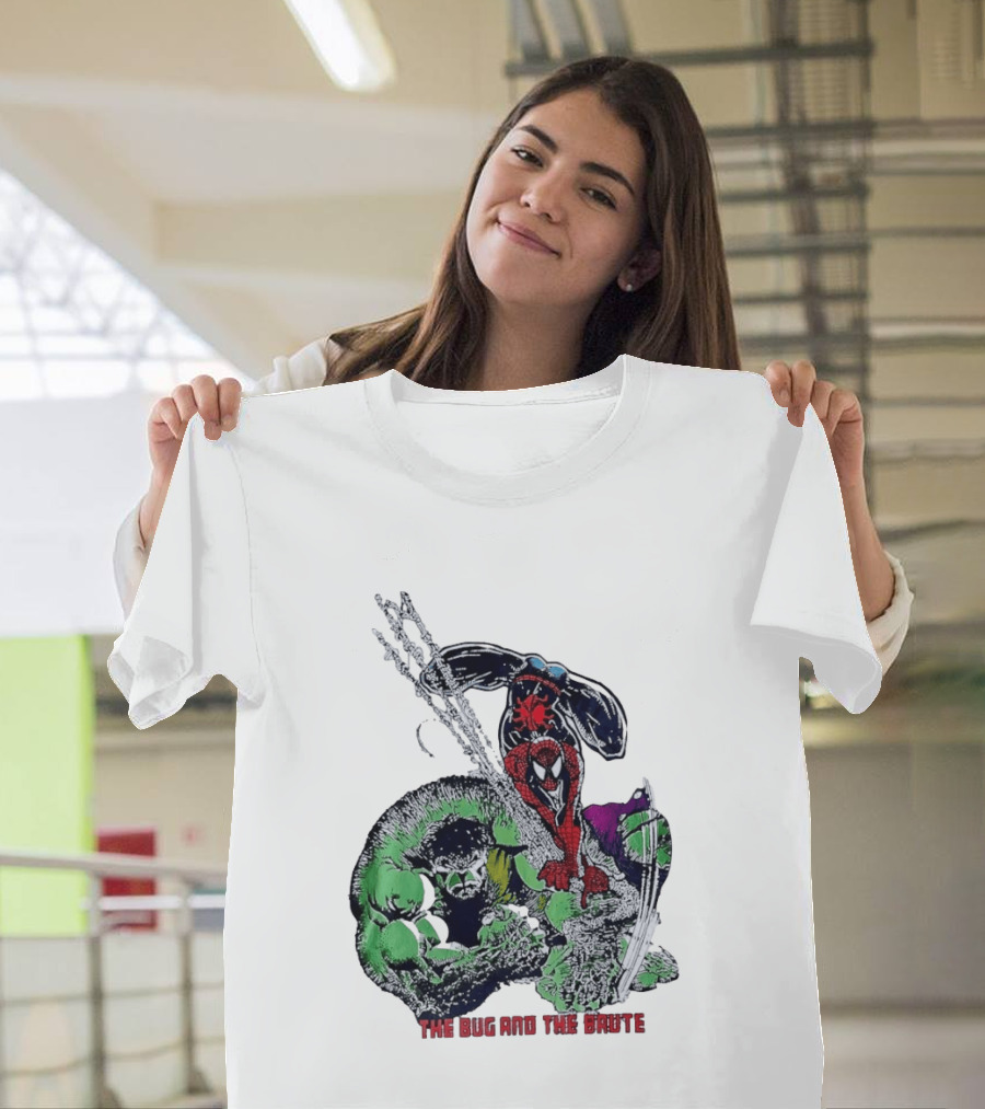 Spider Man And Hulk The Bug And The Brute Dynamic Duo Comic T-Shirt