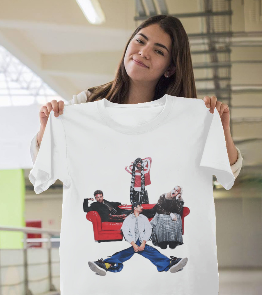 The 1975 Members Red Sofa Matty Healy Aesthetic T-Shirt
