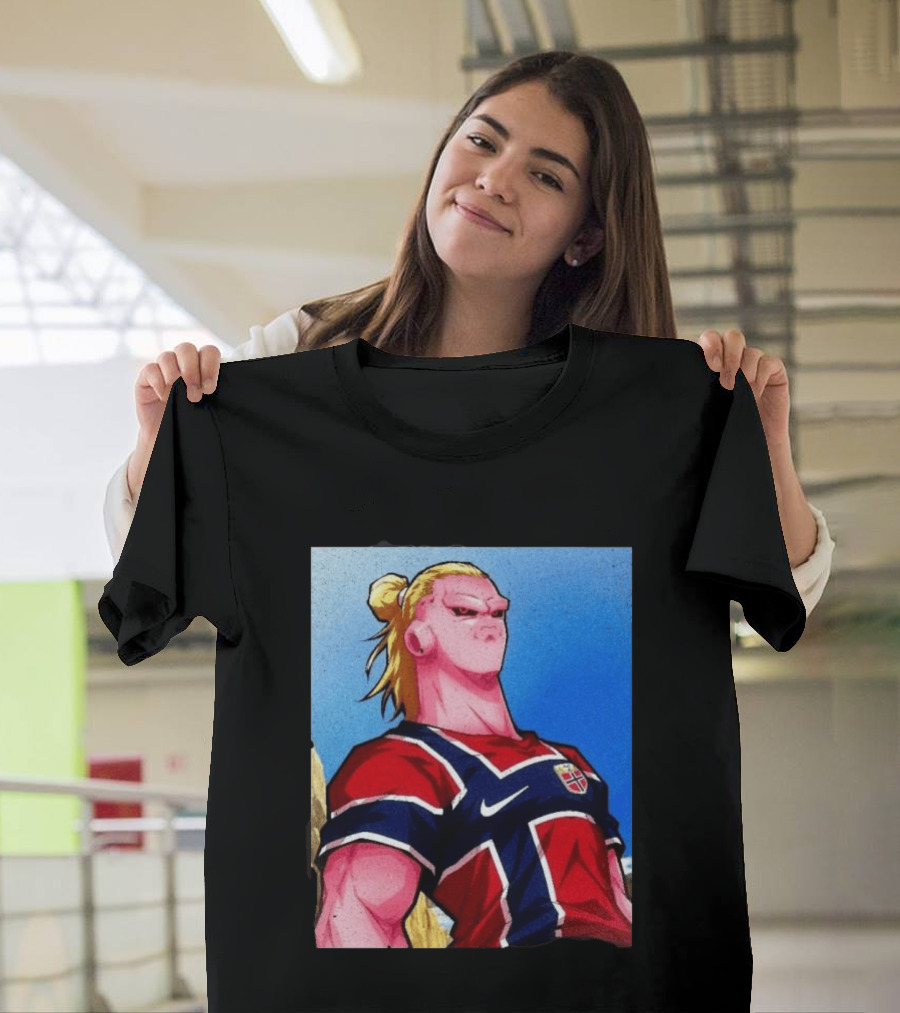 Erling Haaland Majin Buu Norway Dragon Ball Fusion T-Shirt