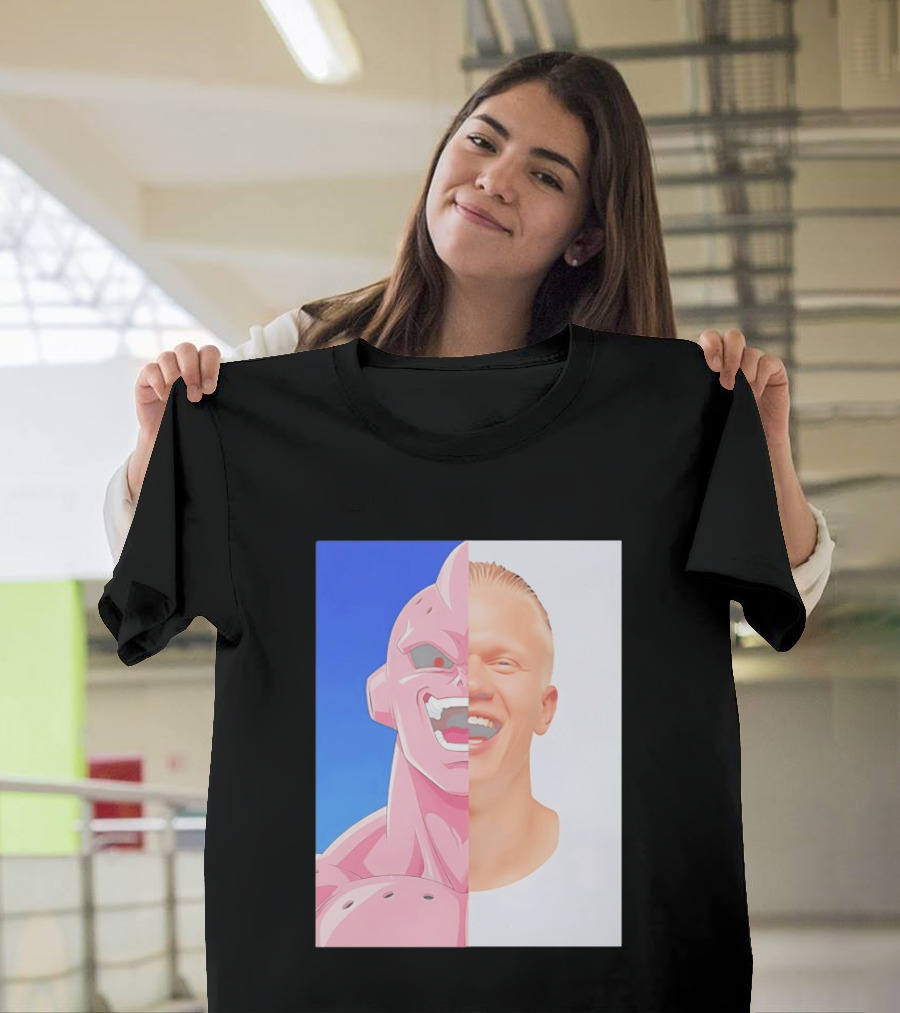 Erling Haaland Majin Buu Face Swap T-Shirt