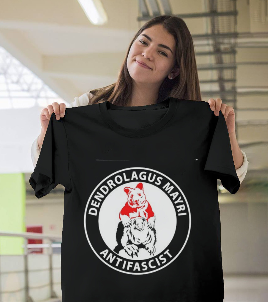 Dendrolagus Mayri Antifascist Tree Kangaroo Antifa T-Shirt