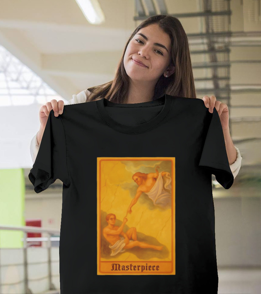 Masterpiece Michelangelo Creation Of Adam Iconic Classic Renaissance T-Shirt