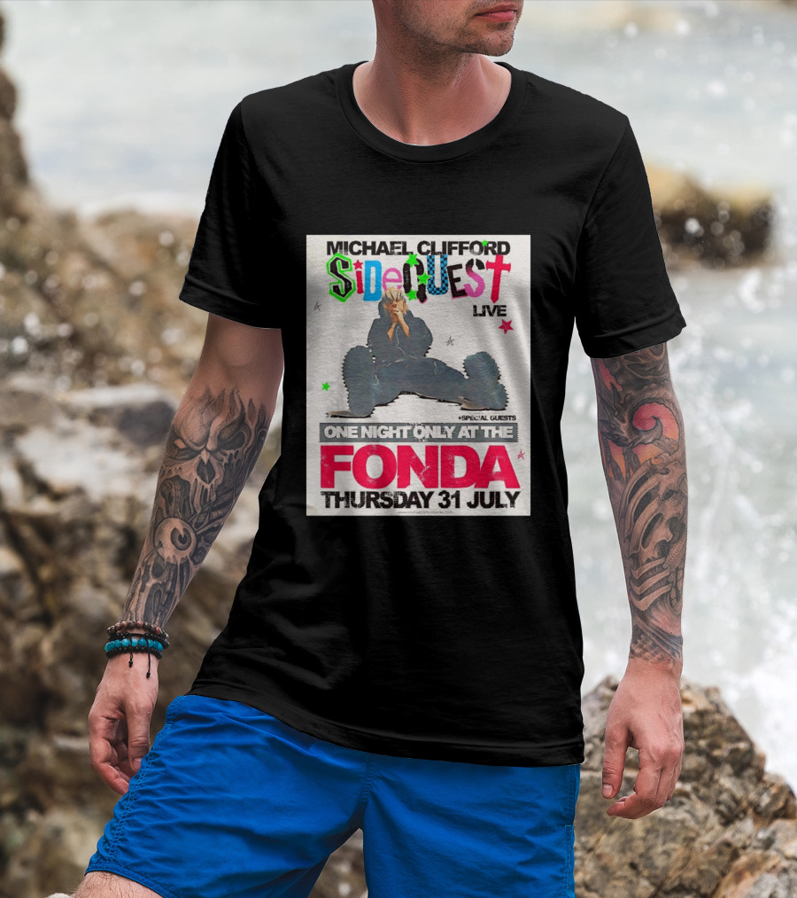 Michael Clifford Sideguest Live One Night Only At The Fonda Thursday 31 July T-Shirt