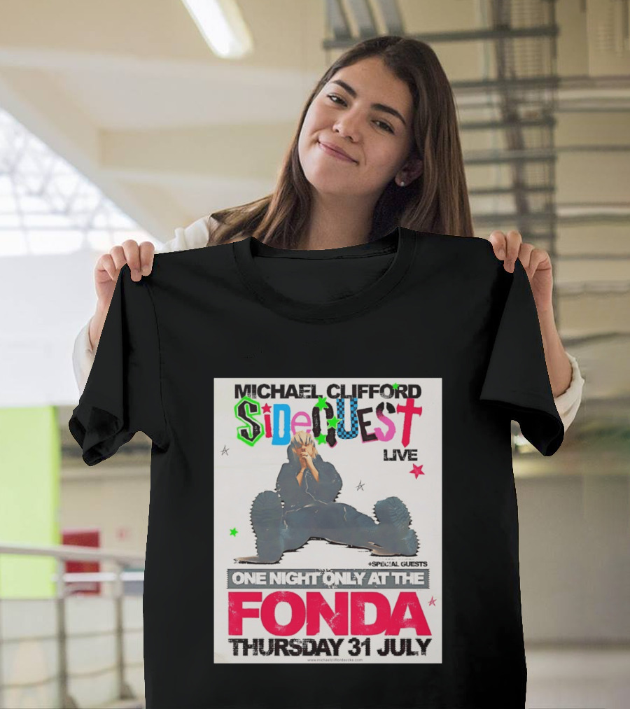 Michael Clifford Sideguest Live One Night Only At The Fonda Thursday 31 July T-Shirt