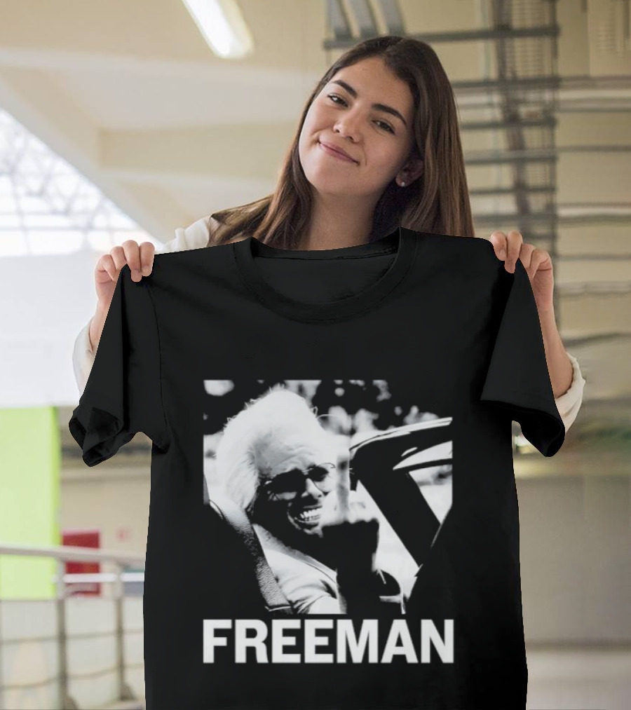 Morgan Freeman Middle Finger Actor Celebrity FREEMAN T-Shirt