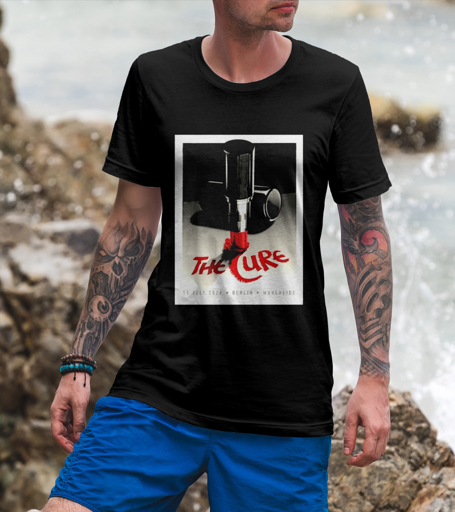 The Cure Berlin Concert 11 July 2026 Wuhlheide Lipstick T-Shirt