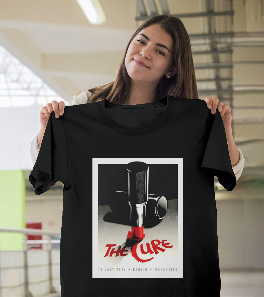 The Cure Berlin Concert 11 July 2026 Wuhlheide Lipstick T-Shirt