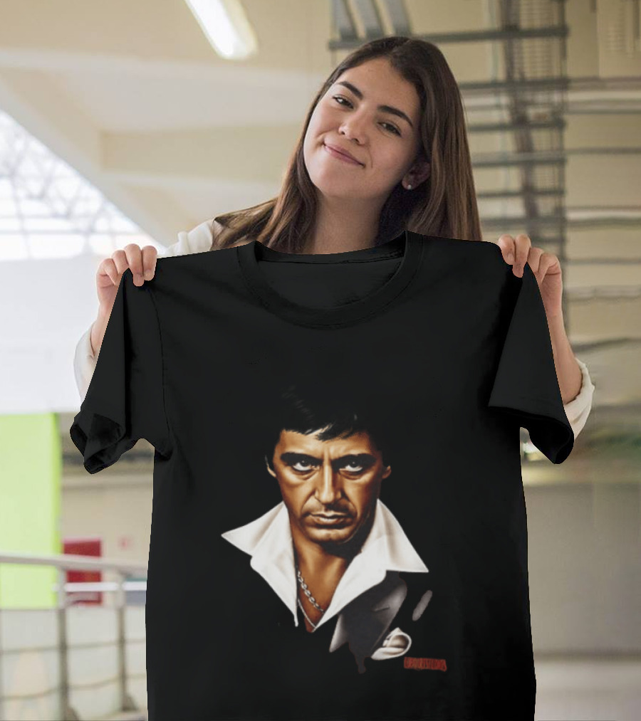 The World Is Yours Tony Montana Scarface 2 Sided T-Shirt