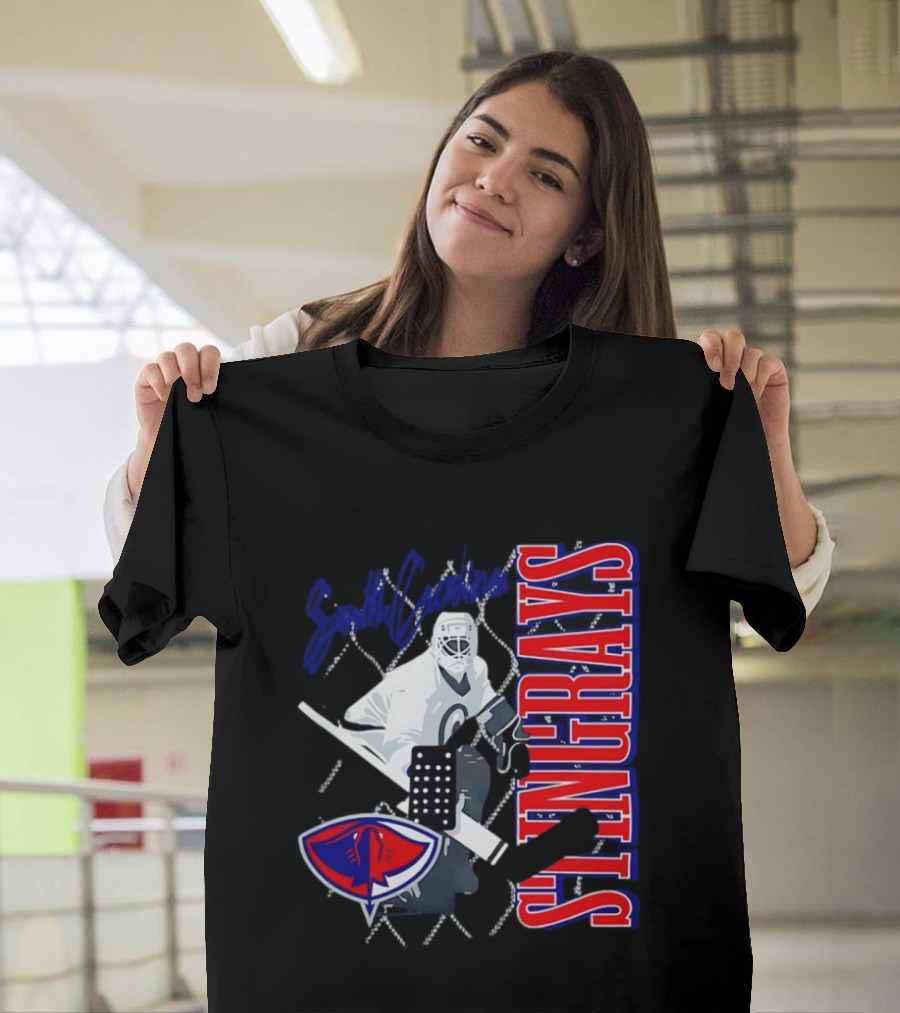 South Carolina Stingrays Hockey Goalie ECHL Team T-Shirt