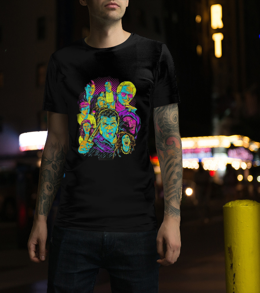 Twin Peaks Cast Neon Pop David Lynch T-Shirt