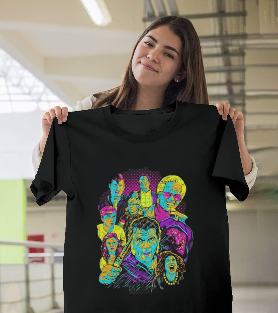 Twin Peaks Cast Neon Pop David Lynch T-Shirt