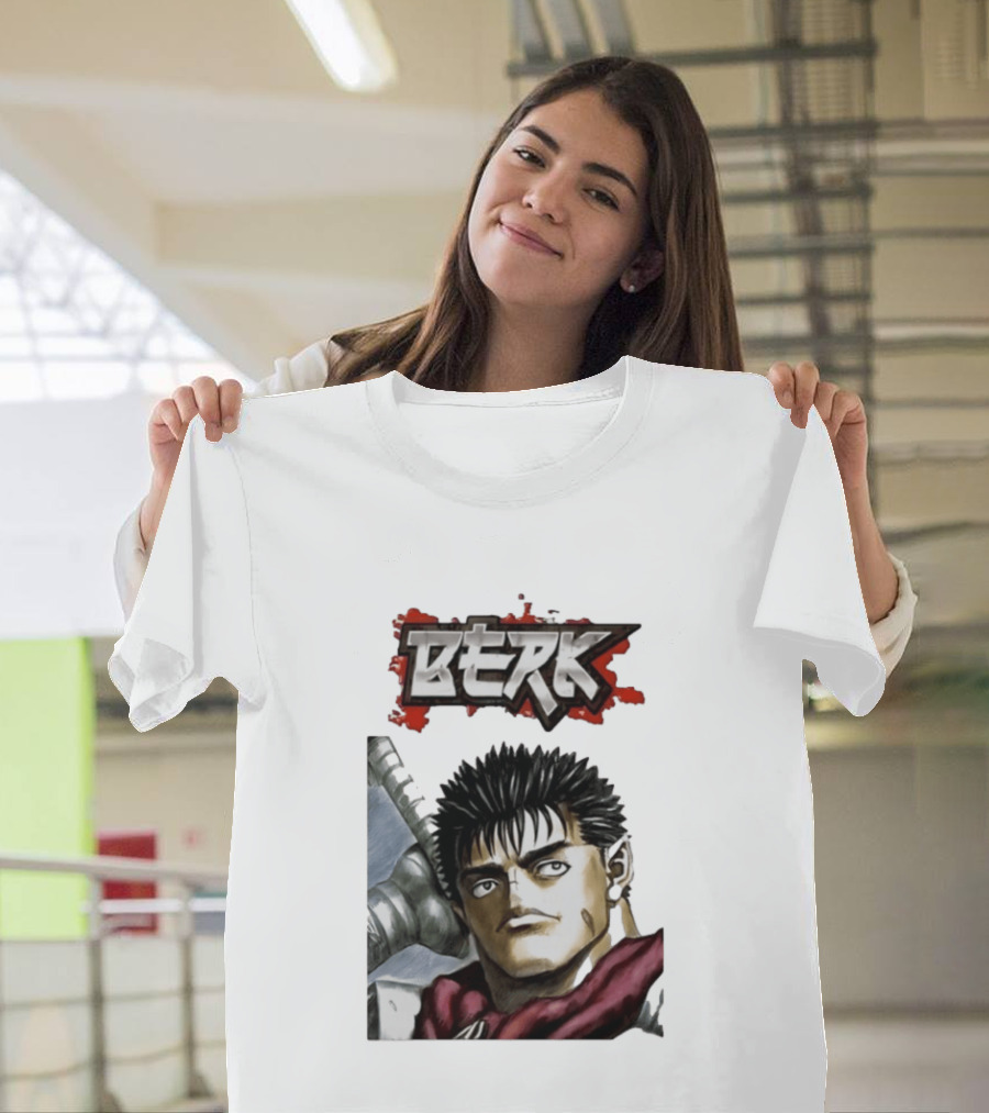 Berk Berserk Manga Guts Style Warrior T-Shirt