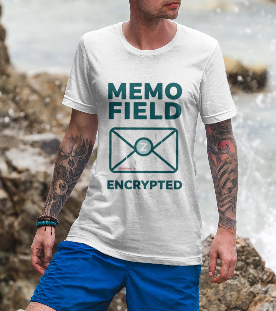 Memo Field Encrypted Z Data Security Protection T-Shirt