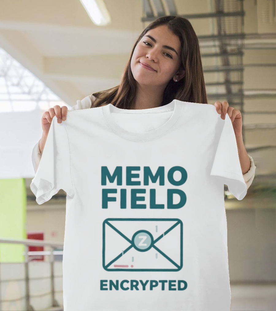Memo Field Encrypted Z Data Security Protection T-Shirt
