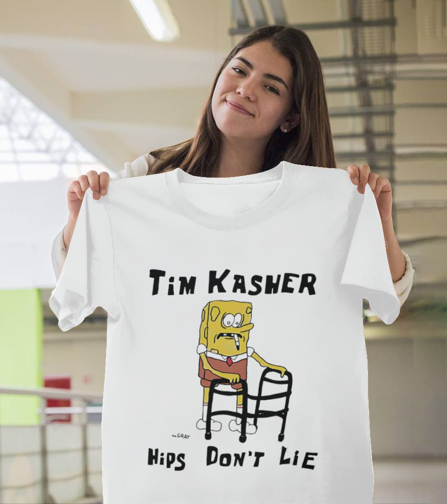 Tim Kasher Sponge SquarePants Cigarette Walker Hips Don't Lie T-Shirt