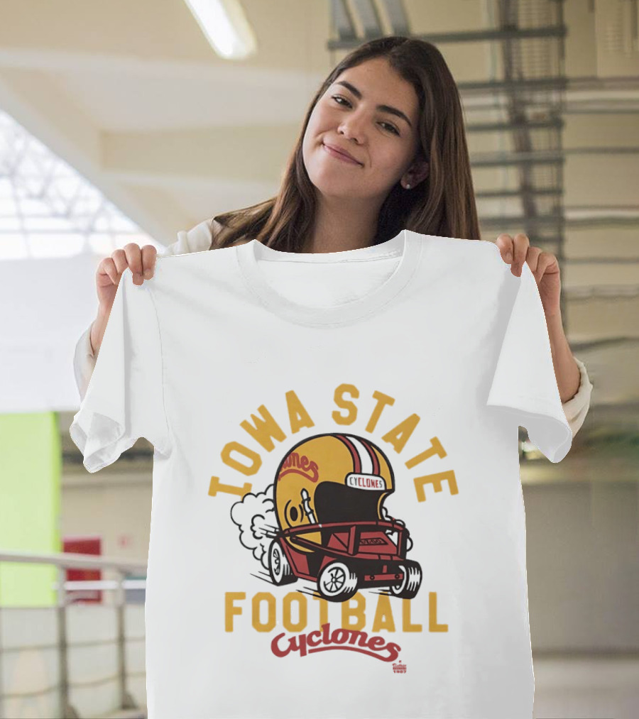 Iowa State Cyclones Helmet Football Team Fan Gear T-Shirt