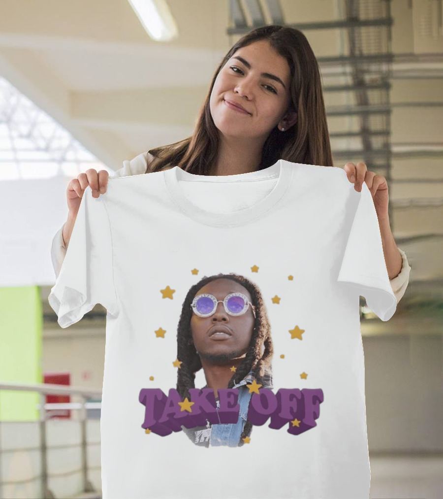 Take Off Girls Are Drugs Purple Stars T-Shirt