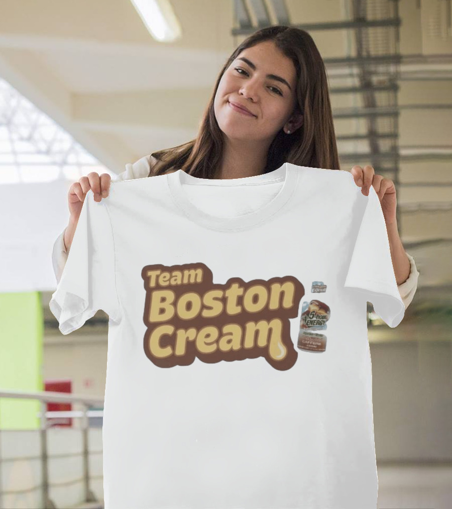Team Boston Cream 5 Hour Energy Donut Caffeine T-Shirt
