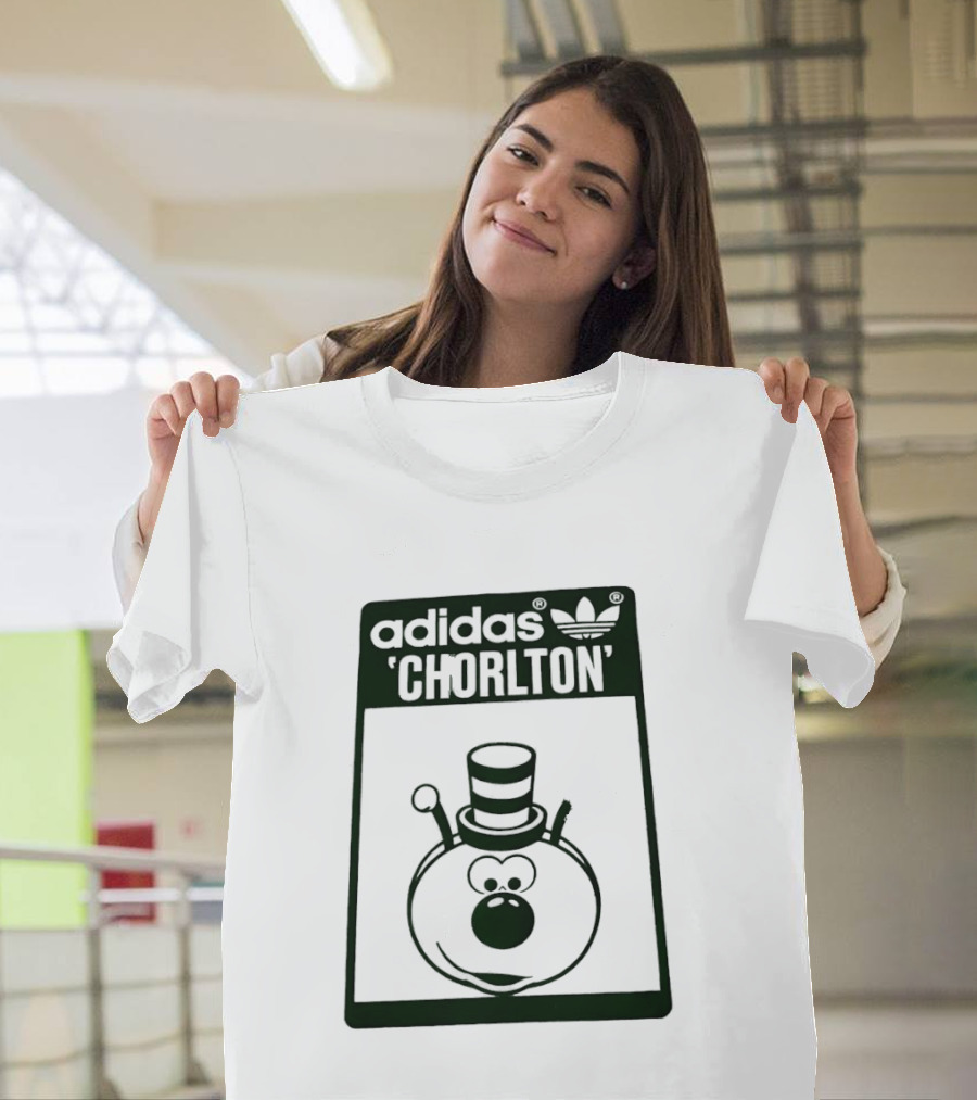 Adidas Chorlton Cartoon Character With Trefoil Top Hat T-Shirt