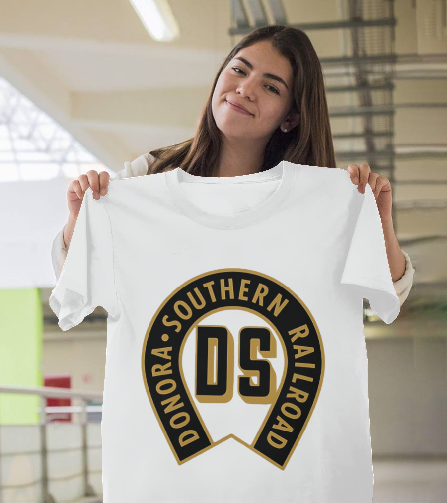 Donora Southern Railroad Horseshoe DS Monogram T-Shirt